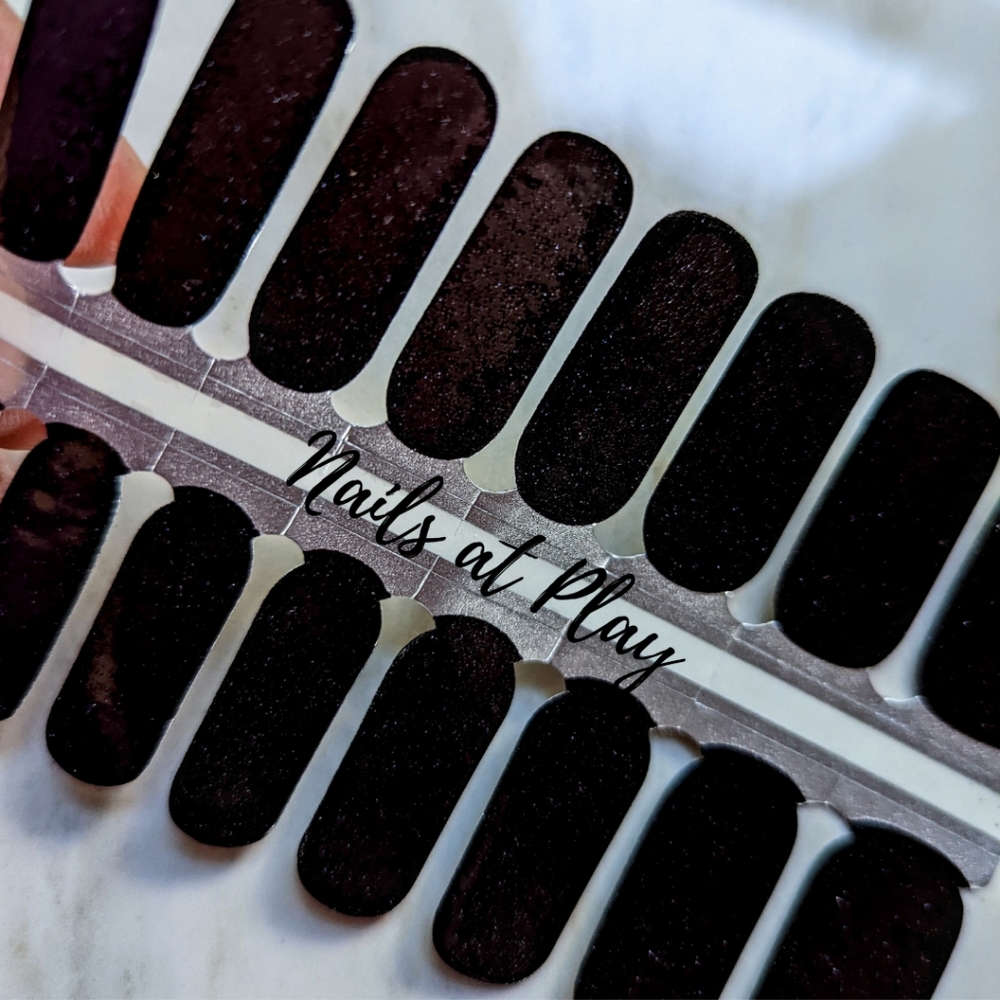 5 for $15 Nail Wraps- Black Specks